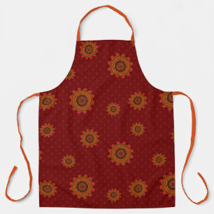 All-Over Print Schort van Fire Mandala