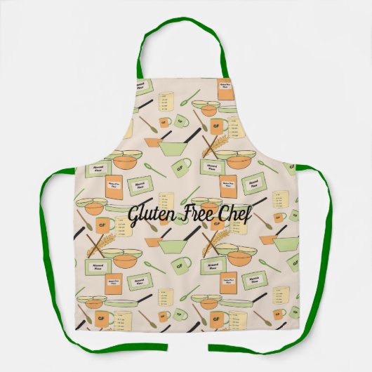 All-over Print Schort voor Gluten Free Cooks (Voorkant)