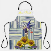 All Over Print Schort Zonnebloem Streep Fairy (Voorkant)