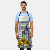 All Over Print Schort Zonnebloem Streep Fairy (Gedragen)