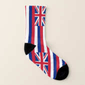 All Over Print Socks met vlag van Hawaïi Sokken (Links binnenkant)