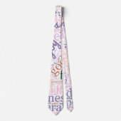 All-Over-Print soks Stropdas (Voorkant)