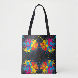 All over print splatter vrouwen Canvas tas