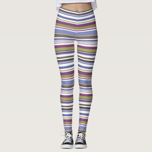 All-over print Striped Leggings (Voorkant)