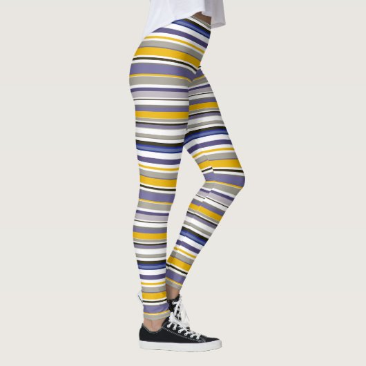 All-over print Striped Leggings (Rechts)