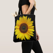 All-Over Print Sunflower Canvas tas (Dichtbij)