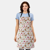 All-over Print Sushi Pattern Schort (Gedragen)