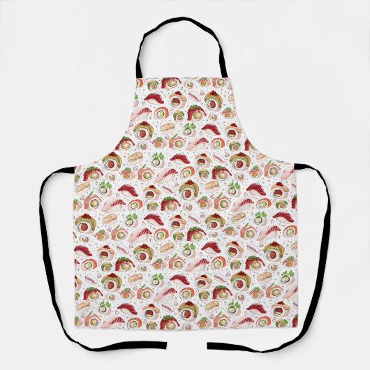 All-over Print Sushi Pattern Schort (Voorkant)