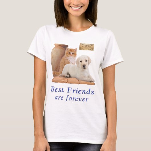 All-Over-Print T-Shirt puppy and kitten (Voorkant)