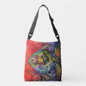 All-Over-Print Tas, schouder Tas (Voorkant)