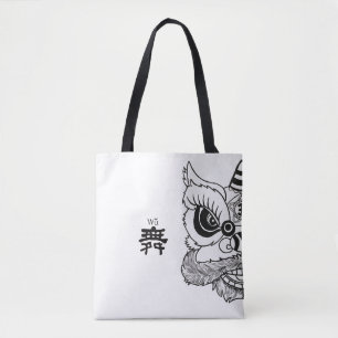 All-Over-Print Tas, schouder Tas   Lion Dance