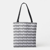 All-Over-Print zebra Tas, Schouder Tas (Achterkant)