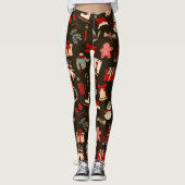 All Over Printed Christmas Leggings (Voorkant)