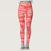 All Over Printed Christmas Leggings (Voorkant)