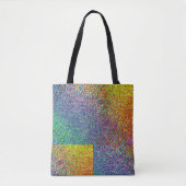 All-Over Rainbow Confetti Tote Bag (Voorkant)
