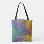 All-Over Rainbow Confetti Tote Bag (Achterkant)
