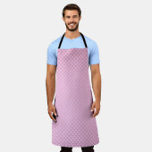 All-over roze op roze harten keukenSchort Schort (Gedragen)