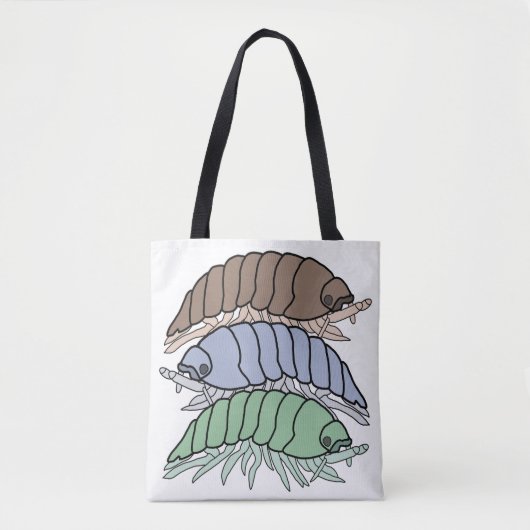 All-Over Tote - 3 Pissebedden (wit) Bag (Voorkant)