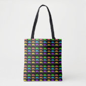All-Over Tote - Regenboog Pissebedden (patroon zwa Bag (Voorkant)