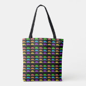 All-Over Tote - Regenboog Pissebedden (patroon zwa Bag (Achterkant)