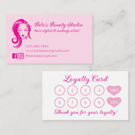 All Pink Custom Loyalty Kaart Visitekaartje