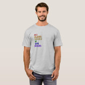 All Places Should Be Safe Spaces T-shirt (Voorkant volledig)