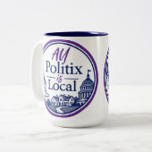All Politix is Local Logo Mok (Voorkant links)