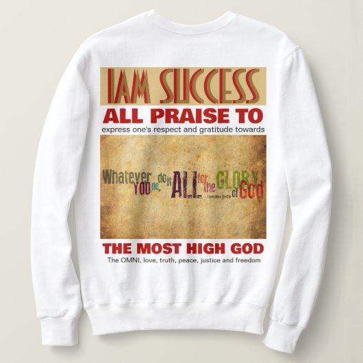 ALL PRAISE TRUI (Design achterkant)