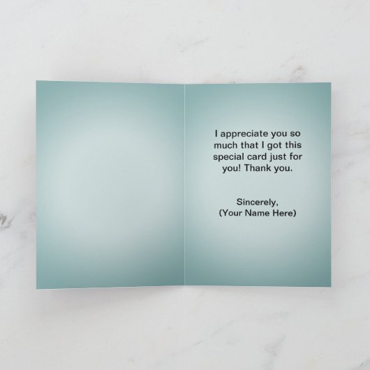 All-purpose checkbox Bedankt kaart (Binnen)