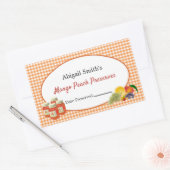 All Purpose Inmaakpot Fruitsticker Rechthoekige Sticker (Envelop)