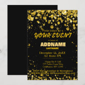 All Purpose Party Gold Kaart (Voorkant / Achterkant)