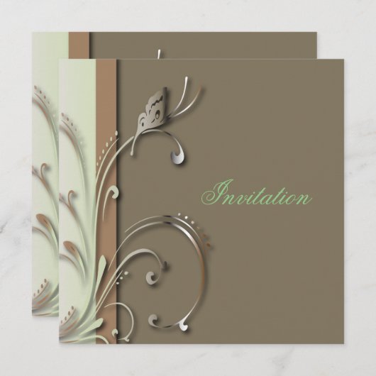 All Purpose Party-viering | DIY-tekst Kaart (Voorkant / Achterkant)