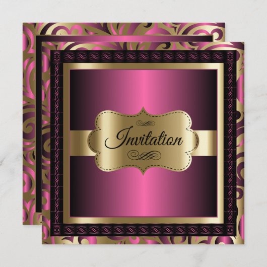 All Purpose Party-viering | DIY-tekst Kaart (Voorkant / Achterkant)