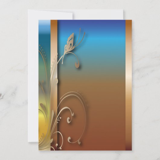 All Purpose Party-viering | DIY-tekst Kaart (Achterkant)