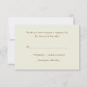 All Purpose Sand Response Card RSVP Kaartje (Voorkant)