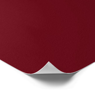 All Red Anjer Bloem Poster