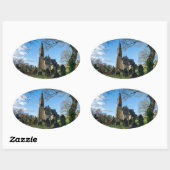 All Saints Church, Salterhebble Ovale Sticker (Vel)