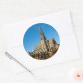 All Saints Church, Salterhebble Ronde Sticker (Envelop)