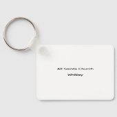 All Saints Church, Whitley Sleutelhanger (Achterkant)