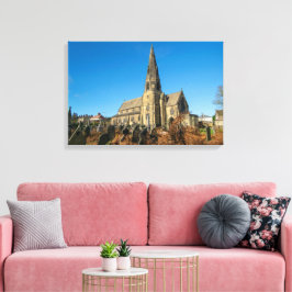 All Saints Kerk, Salterhebble Canvas Afdruk