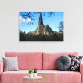 All Saints Kerk, Salterhebble Canvas Afdruk (Insitu (Woonkamer))