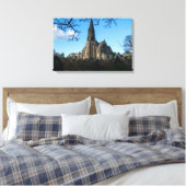All Saints Kerk, Salterhebble Canvas Afdruk (Insitu (Slaapkamer))