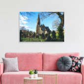 All Saints Kerk, Salterhebble Canvas Afdruk (Insitu (Woonkamer))