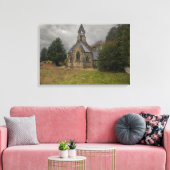 All Saints Kerk, Whitley Canvas Afdruk (Insitu (Woonkamer))