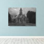 All Saints Kerk, Whitley Canvas Afdruk (Insitu (Houten vloer))
