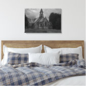 All Saints Kerk, Whitley Canvas Afdruk (Insitu (Slaapkamer))