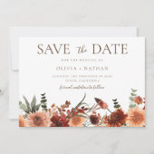All Seasons Divine Boho Wedding Bewaar de datum Save The Date (Voorkant)