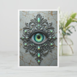 All Seeing Eye Brochekaart Bedankkaart