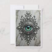 All Seeing Eye Brooch Card Bedankkaart (Voorkant)