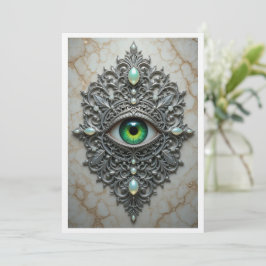 All Seeing Eye Brooch Card Bedankkaart